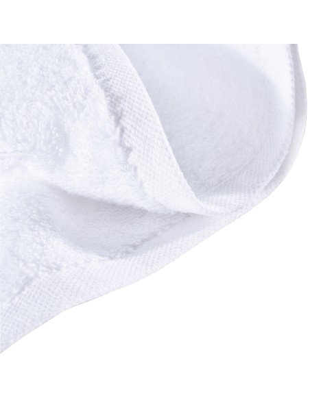 Sada uteráky a osušky bavlnené biele 4 ks 50 x 100 cm + 2 ks 70 x 140 cm EMI