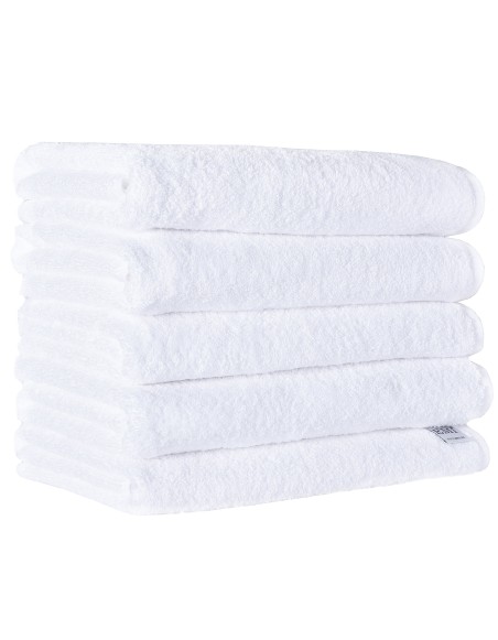 Sada osušky bavlnené biele 5 ks 70 x 140 cm EMI