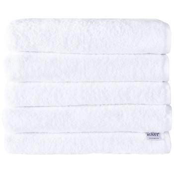 Sada osušky bavlnené biele 5 ks 70 x 140 cm EMI
