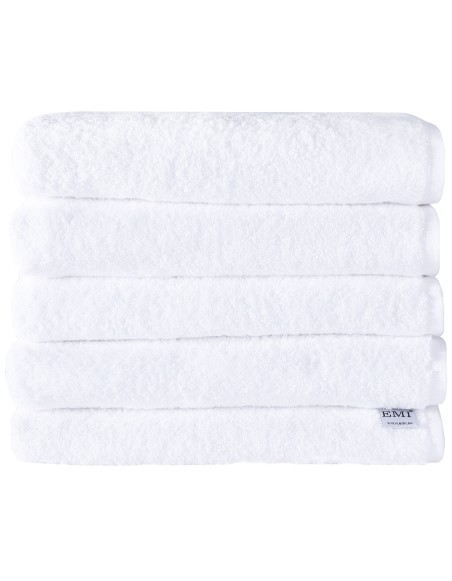 Sada osušky bavlnené biele 5 ks 70 x 140 cm EMI