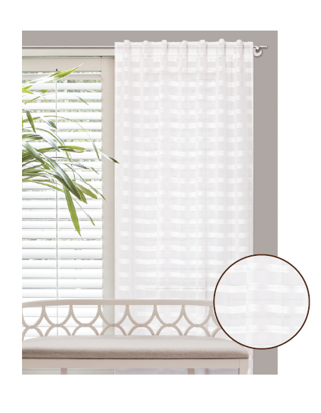 Záclona Verso 140 x 245 cm biela