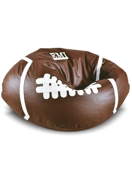 Sedací vak lopta tmavohnedá EMI