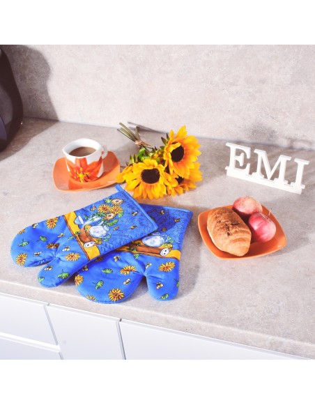 Rokavica standardna modra sončnica