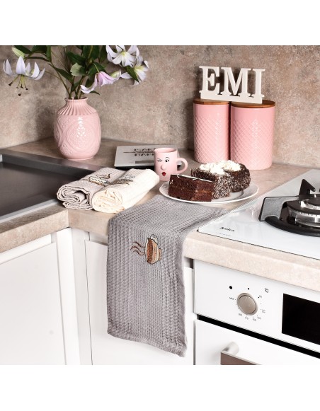 Krpice vafelj za posodo coffe set 3kose