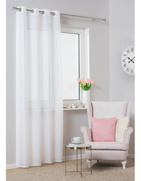 Záclona Migot 140 x 260 cm biela