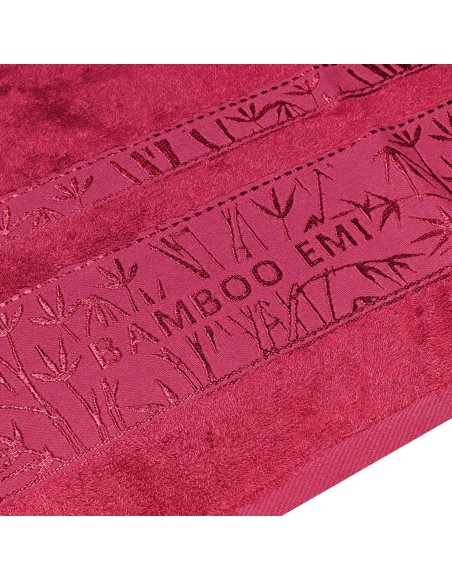 Uterák bamboo bordový 50x100 cm EMI