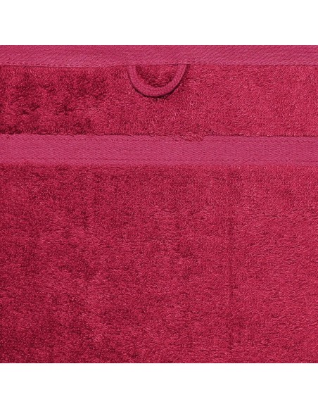 Sada bordovej bambusovej osušky a uteráka EMI