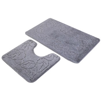 Kúpeľňové predložky set 2 kusov Tania sivé