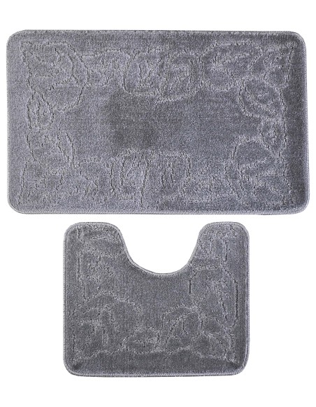 Kúpeľňové predložky set 2 kusov Tania sivé