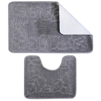Kúpeľňové predložky set 2 kusov Tania sivé