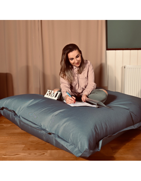 Sedací vak vankúš sivý EMI