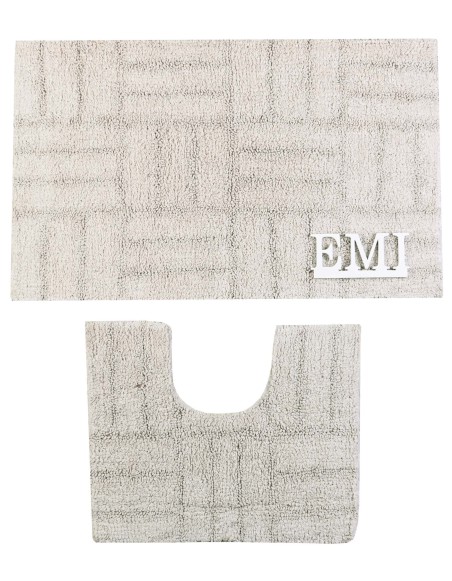 Kúpeľňové predložky bavlnené set 2 kusov EMI