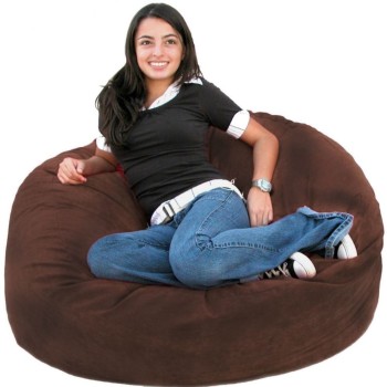 sedací vak zo semišu