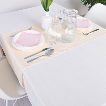 Behúň na stôl krémový Damal 45x140 cm EMI