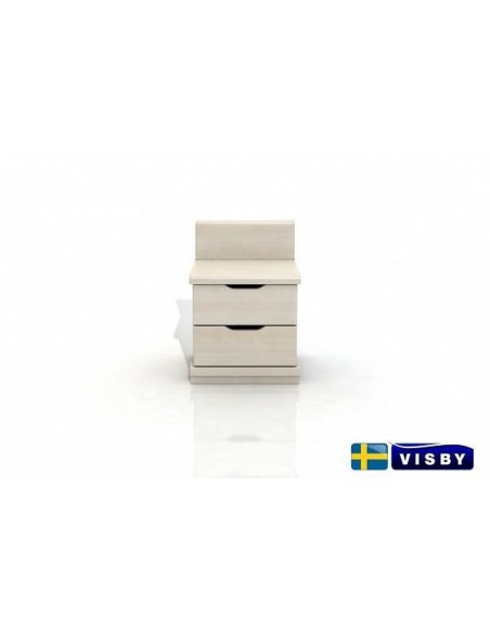 Nočný stolík borovicový Arhus sdvomi zásuvkami - Visby