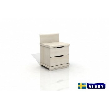 Nočný stolík borovicový Arhus sdvomi zásuvkami - Visby