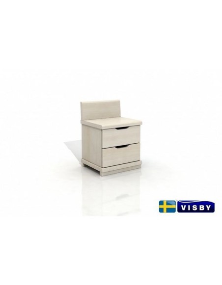 Nočný stolík borovicový Arhus sdvomi zásuvkami - Visby