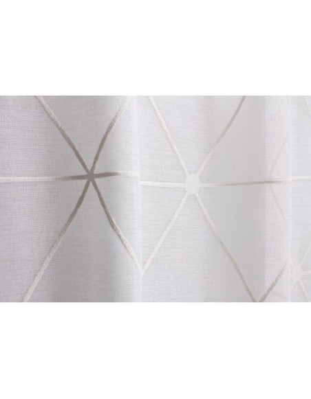 Záclona Prizma 140 x 260 cm biela