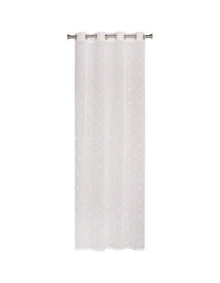 Záclona Prizma 140 x 260 cm biela