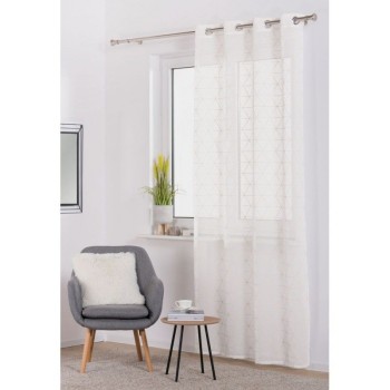 Záclona Prizma 140 x 260 cm biela