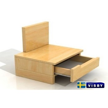 Nočný stolík borovicový Bergman - Visby