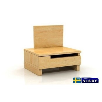 Nočný stolík borovicový Bergman - Visby