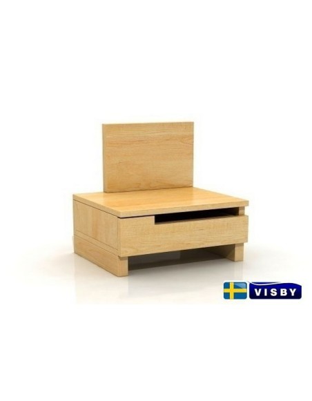 Nočný stolík borovicový Bergman - Visby