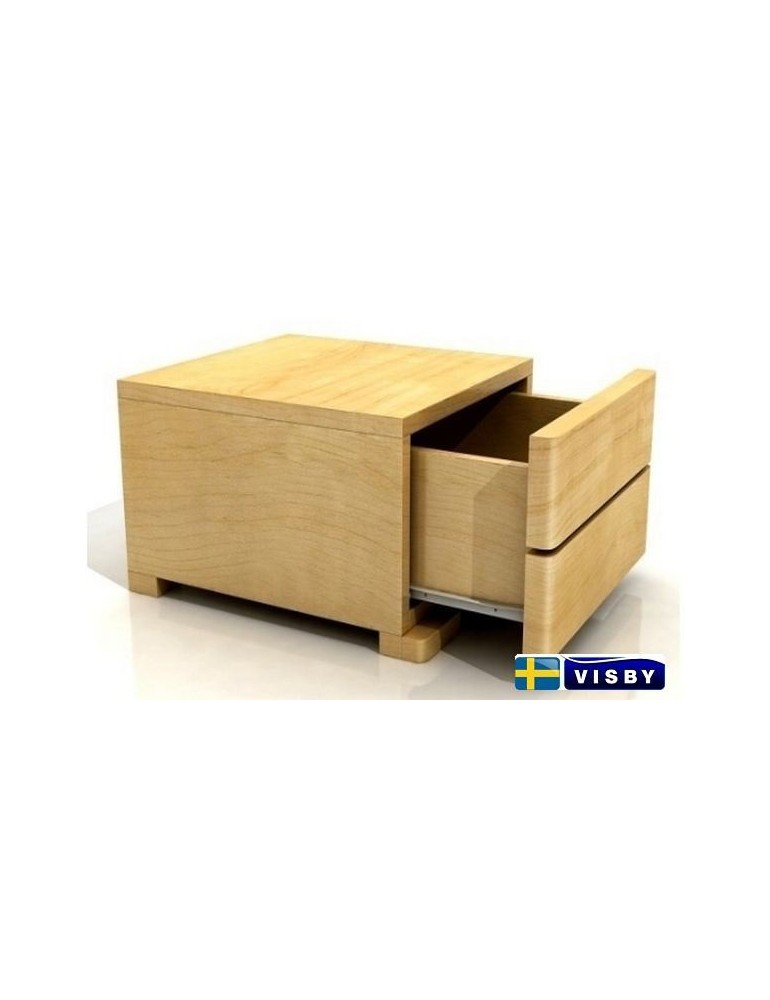 Nočný stolík borovicový Sandemo s jednou zásuvkou - Visby