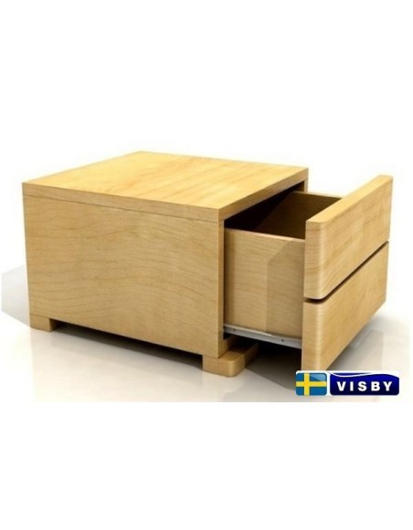 Nočný stolík borovicový Sandemo s jednou zásuvkou - Visby