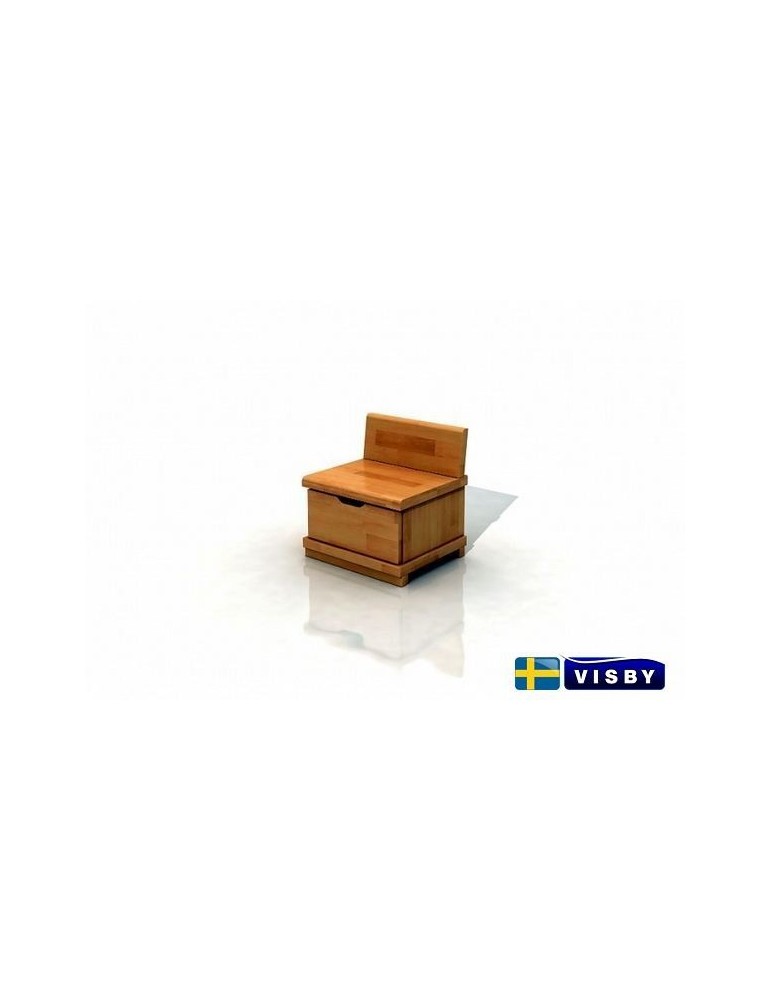 Nočný stolík bukový Arhus s jednou zásuvkou - Visby