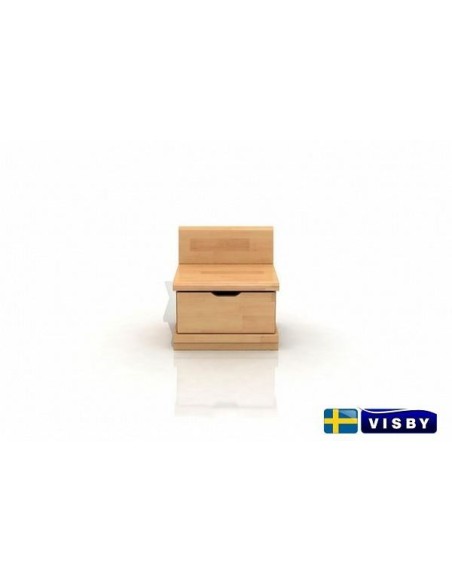 Nočný stolík bukový Arhus s jednou zásuvkou - Visby