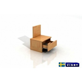 Nočný stolík bukový Bergman - Visby
