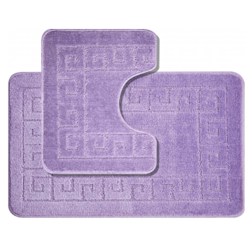 Kúpeľňové predložky set 2 kusov Esme fialové