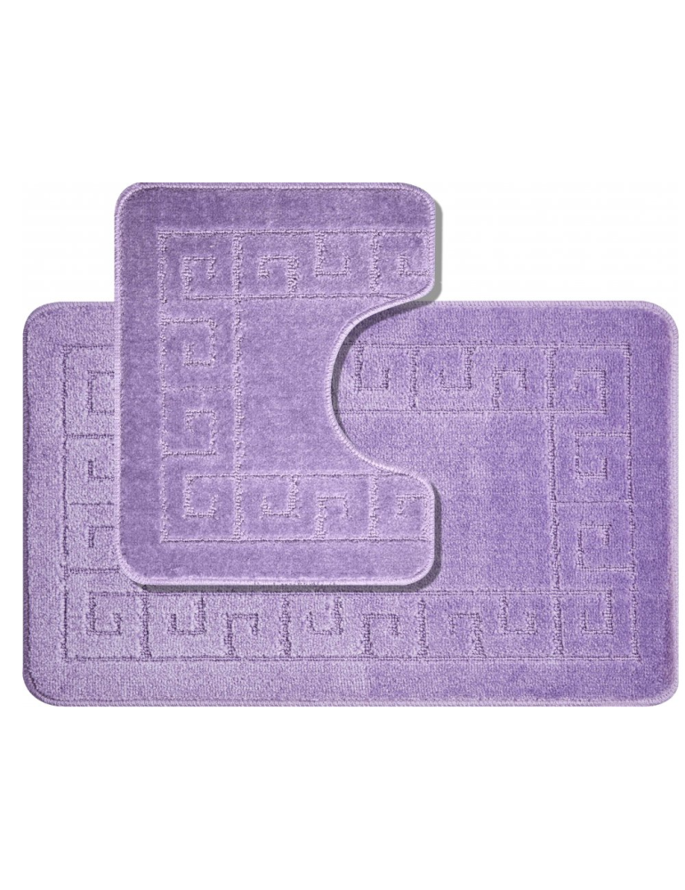 Kúpeľňové predložky set 2 kusov Esme fialové