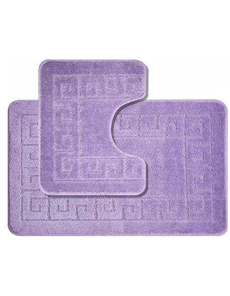 Kúpeľňové predložky set 2 kusov Esme fialové