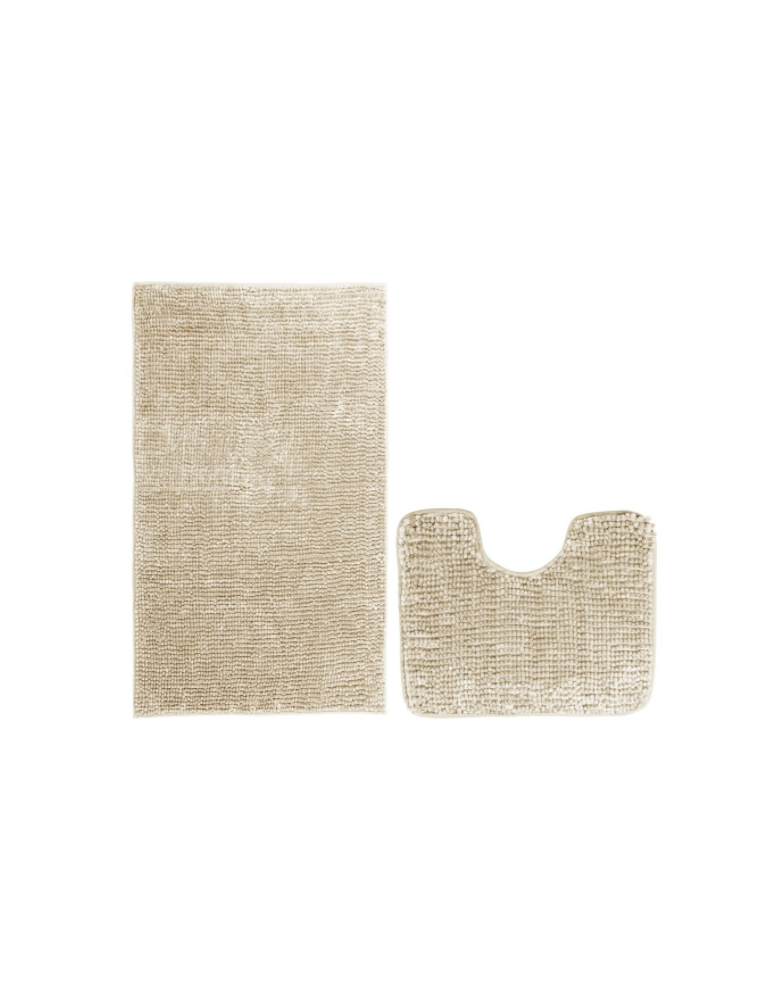 Kúpeľňové predložky set 2 kusov Lucida béžové EMI