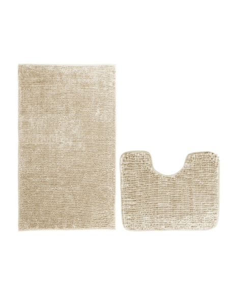 Kúpeľňové predložky set 2 kusov Lucida béžové EMI