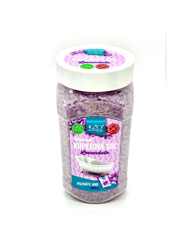 Soľ do kúpeľa s levanduľou 1200 g EZO