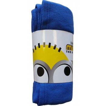 Deka_fleecova_modra_Mimoni_130x170_cm