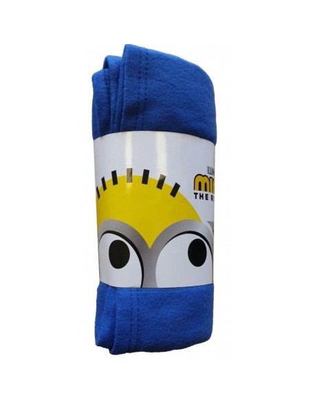 Deka_fleecova_modra_Mimoni_130x170_cm