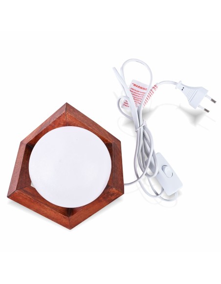 Soľná lampa Mesiac