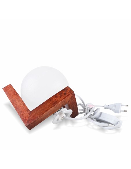 Soľná lampa Mesiac