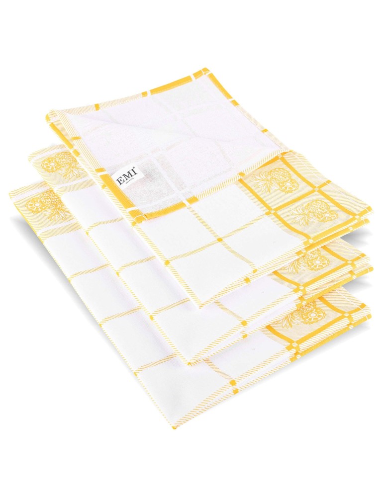 Utierky na riad Food žlté set 3 ks EMI