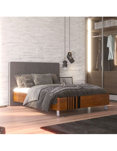 Posteľ čalúnená buková Kielex Visby