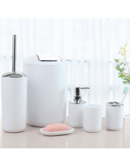 Súprava doplnkov do kúpeľne Levi biela EMI