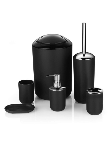 Súprava doplnkov do kúpeľne Levi čierna EMI