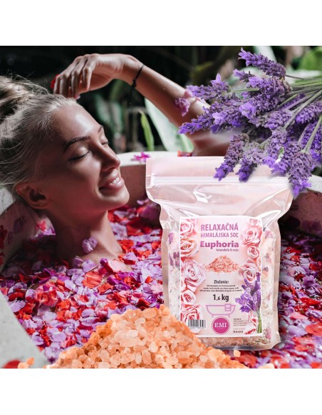 Relaxačná himalájska soľ Euphoria 1600 g EMI