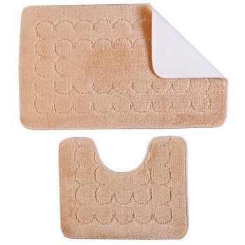 Kúpeľňové predložky set 2 kusov Castor hnedé