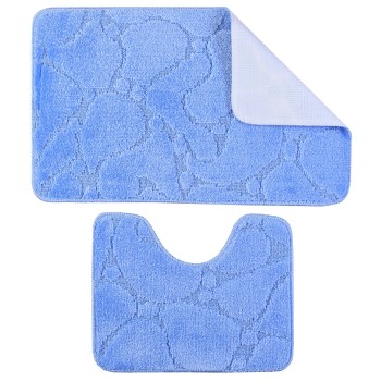 Kúpeľňové predložky set 2 kusov Merga modré
