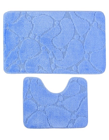 Kúpeľňové predložky set 2 kusov Merga modré